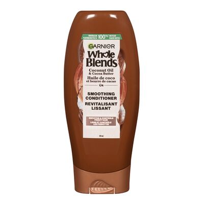 Garnier Whole Blends Smoothing Conditioner with Coconut Oil & Cocoa Butter, 12.5 Fl Oz