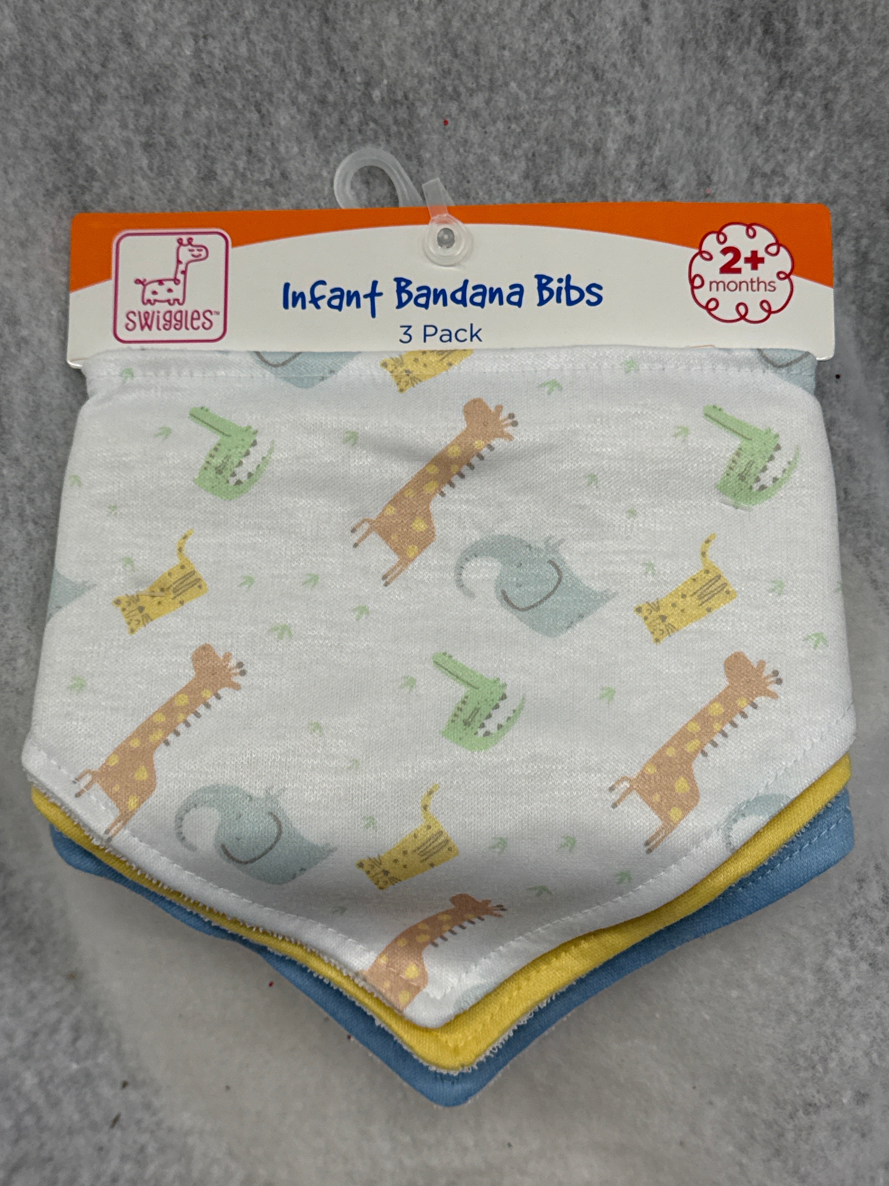 Swiggles Infant Bandana Bibs 3 Pack