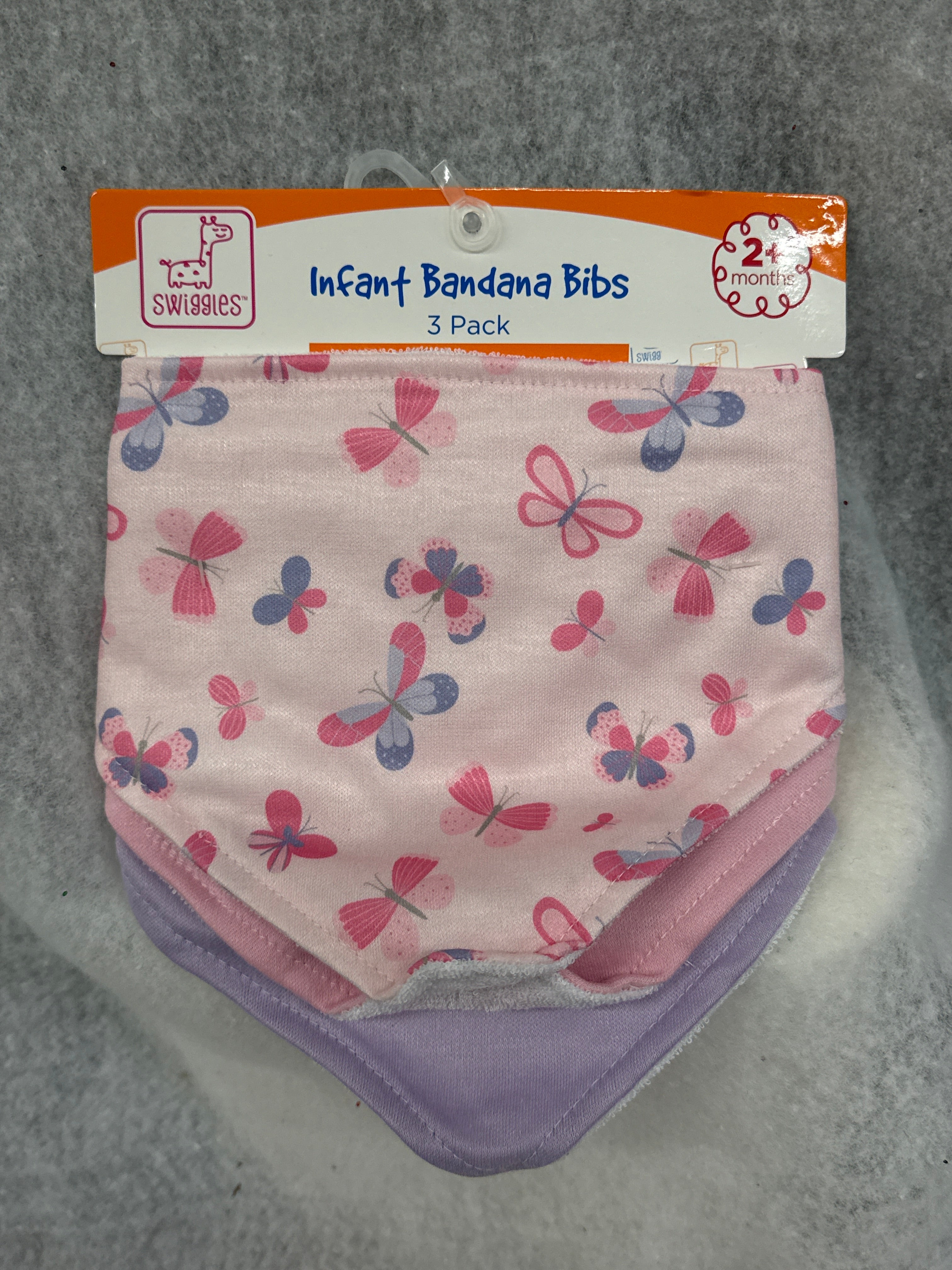 Swiggles Infant Bandana Bibs 3 Pack