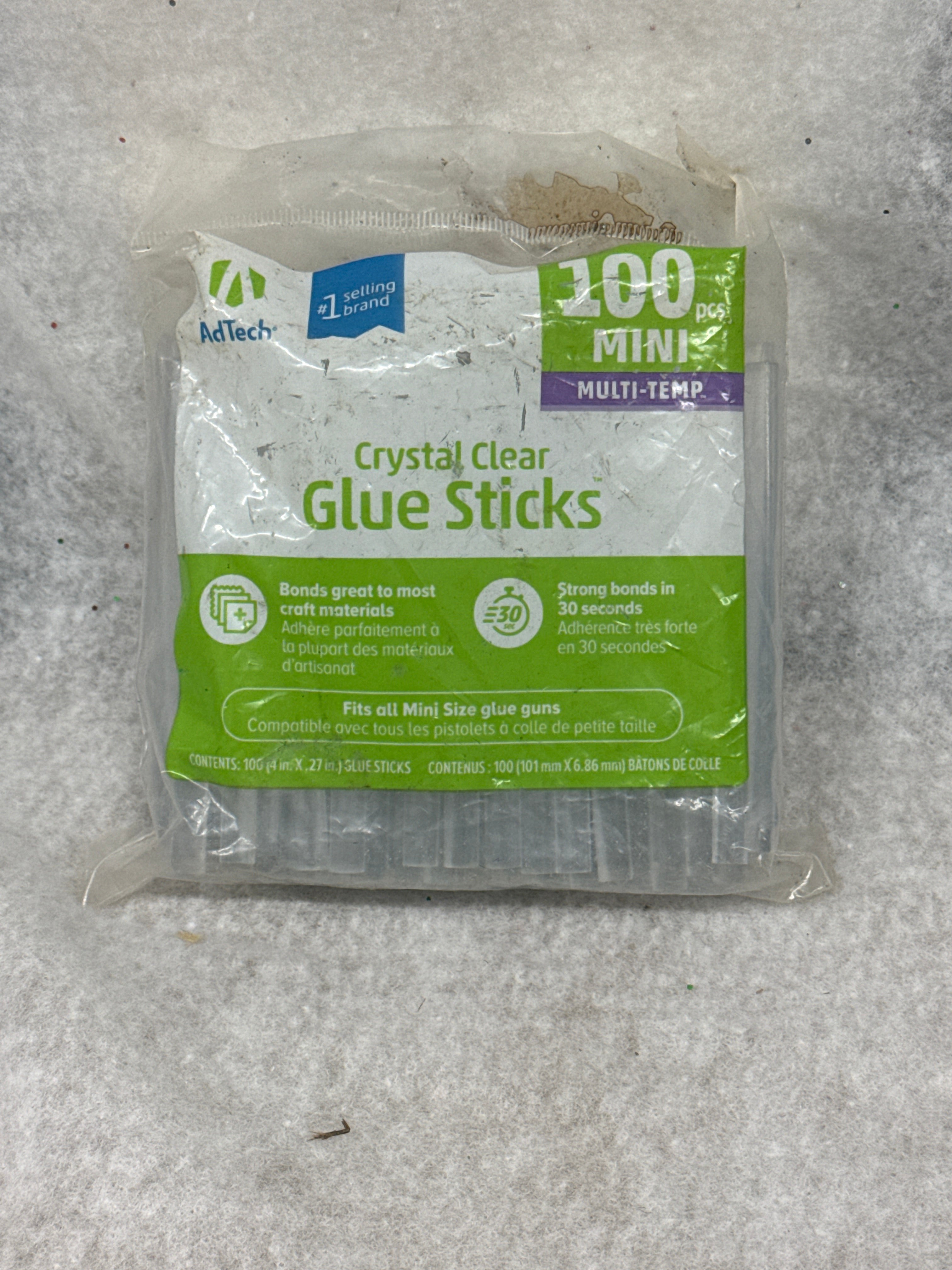 AdTech Multi-Temp Mini Glue Sticks, 100 Count