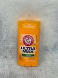 Arm & Hammer Ultra Max Antiperspirant Deodorant, Fresh, 2.6 oz Solid Wide Stick