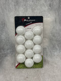 Orlimar 10-Pack Plastic Practice Gold Balls