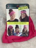 Scunci Everyday & Active Wide Multi-Wear Headwrap Fabric Headband