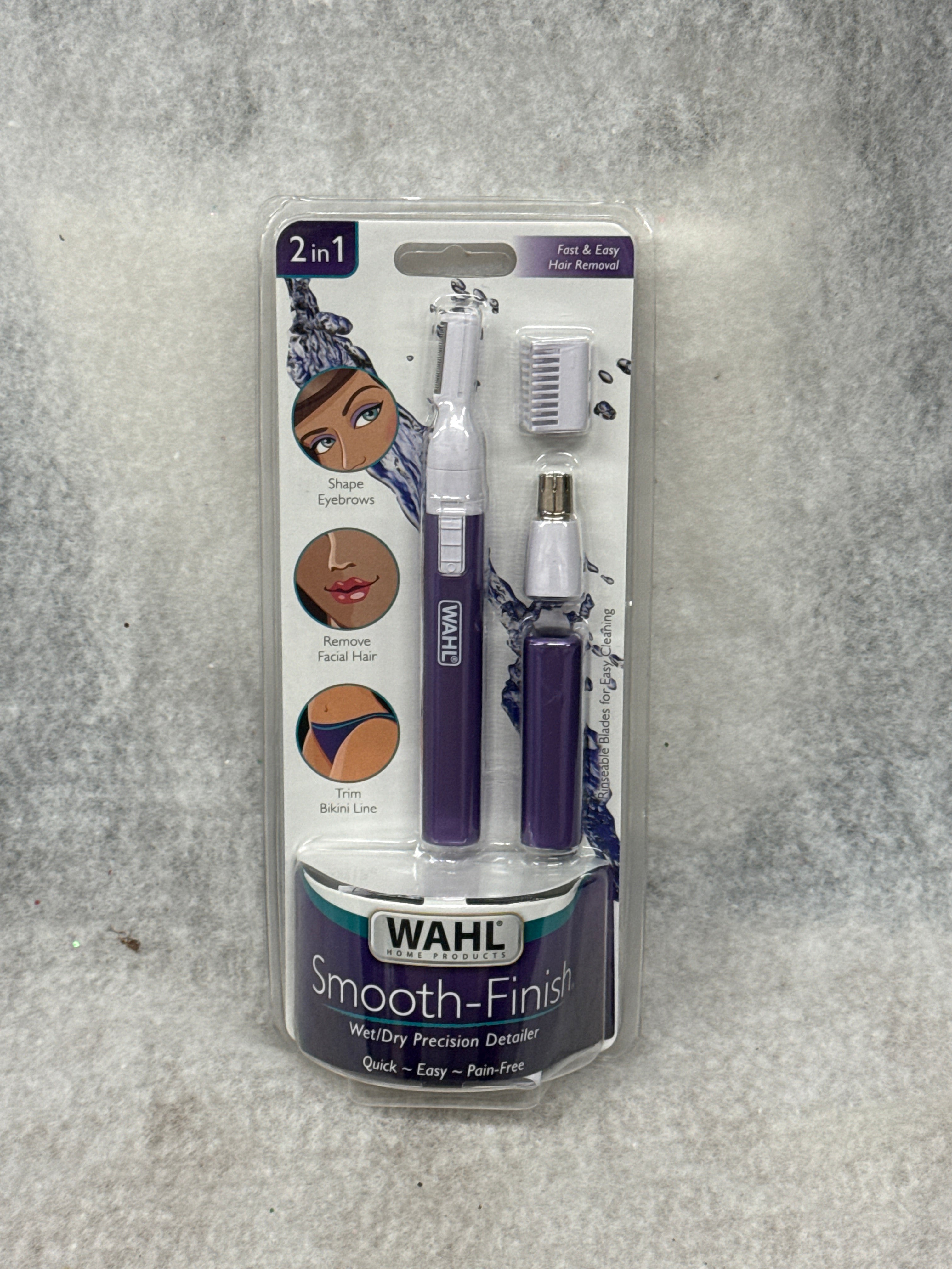 Wahl Smooth Finish Wet/Dry Precision Shaver & Detailer