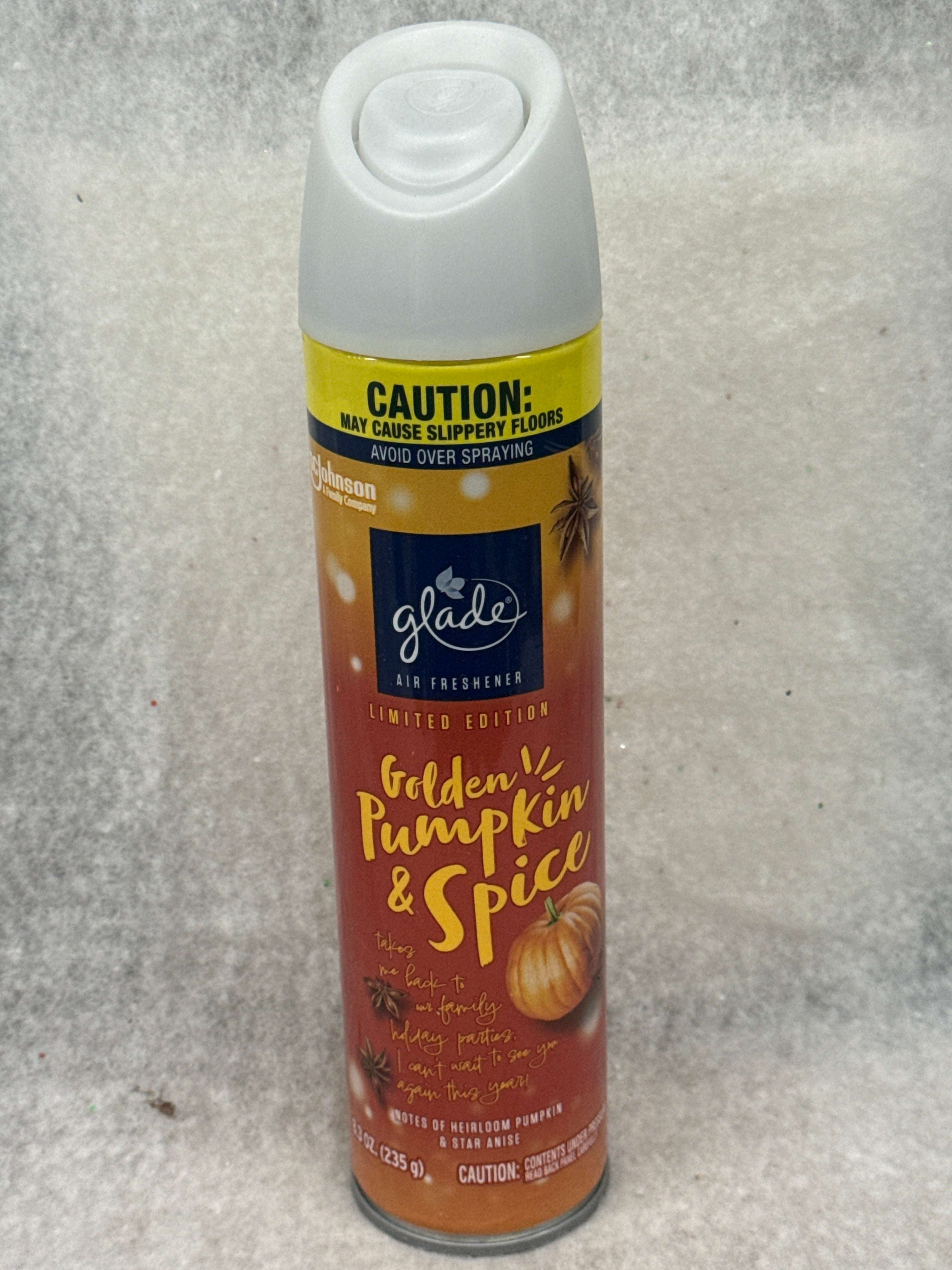 Glade Air Freshener Room Spray, Golden Pumpkin & Spice, 8.3 oz