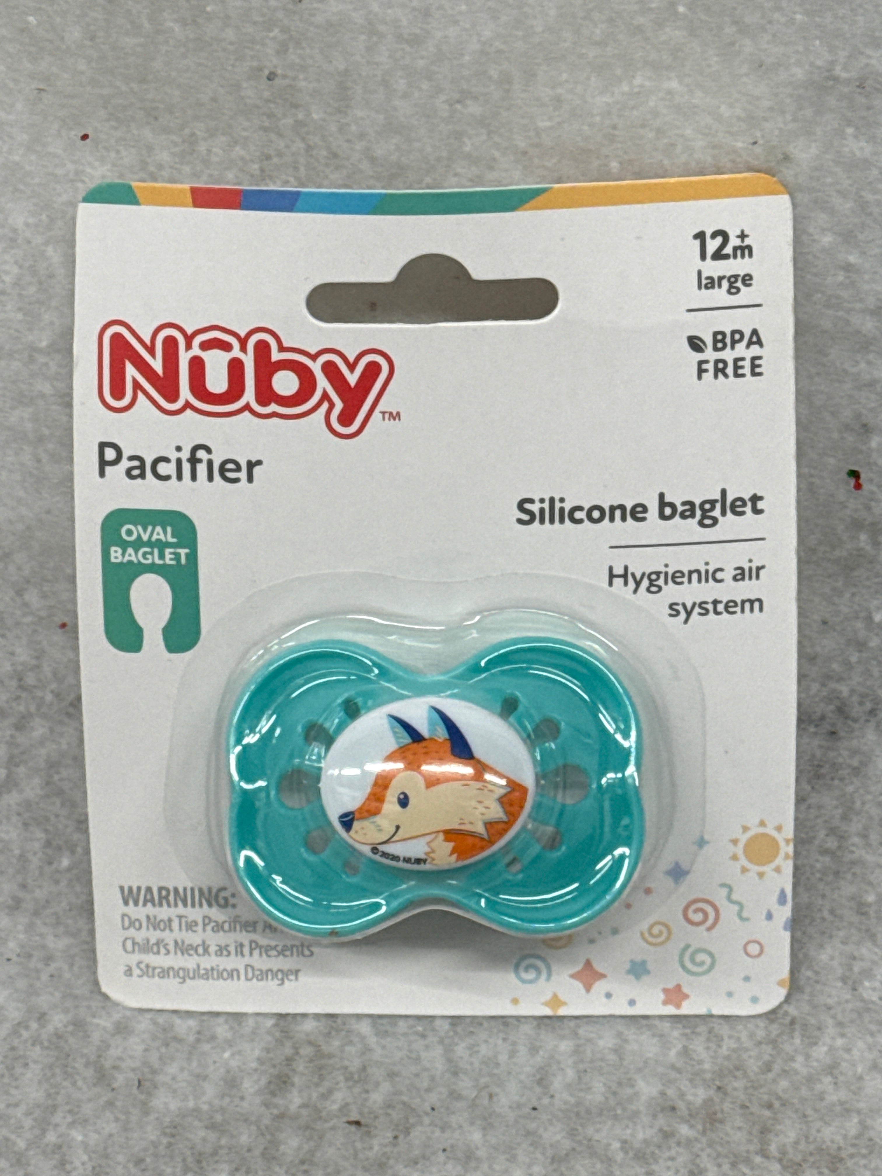 Nuby Classic Oval Pacifier 12M+ Large