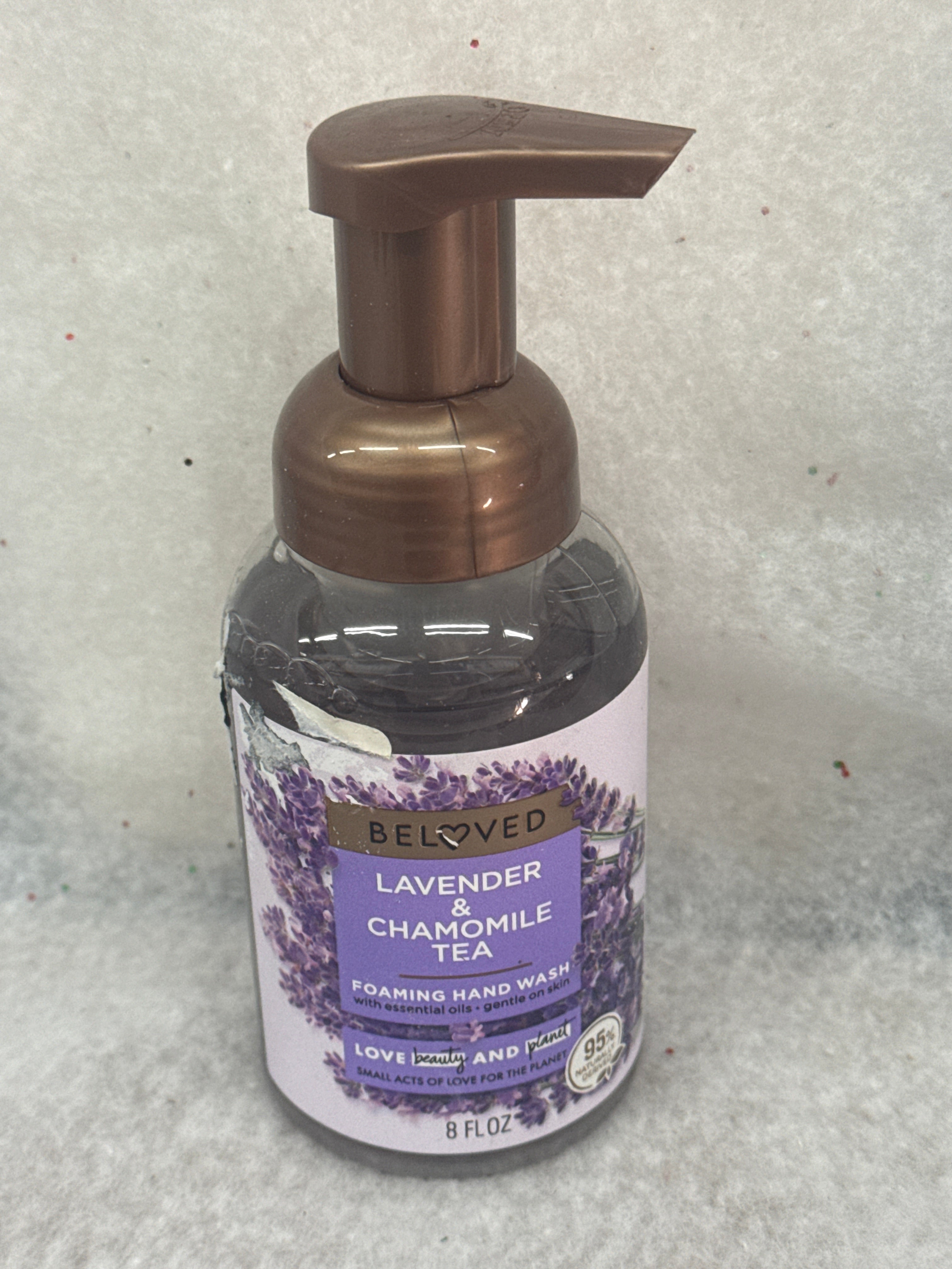 Beloved by Love Beauty and Planet Lavender & Chamomile Tea Foaming Hand Wash, 8 fl oz