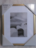 Better Homes & Gardens 8x10 Matted to 5x7 Brass Metal Gallery Frame