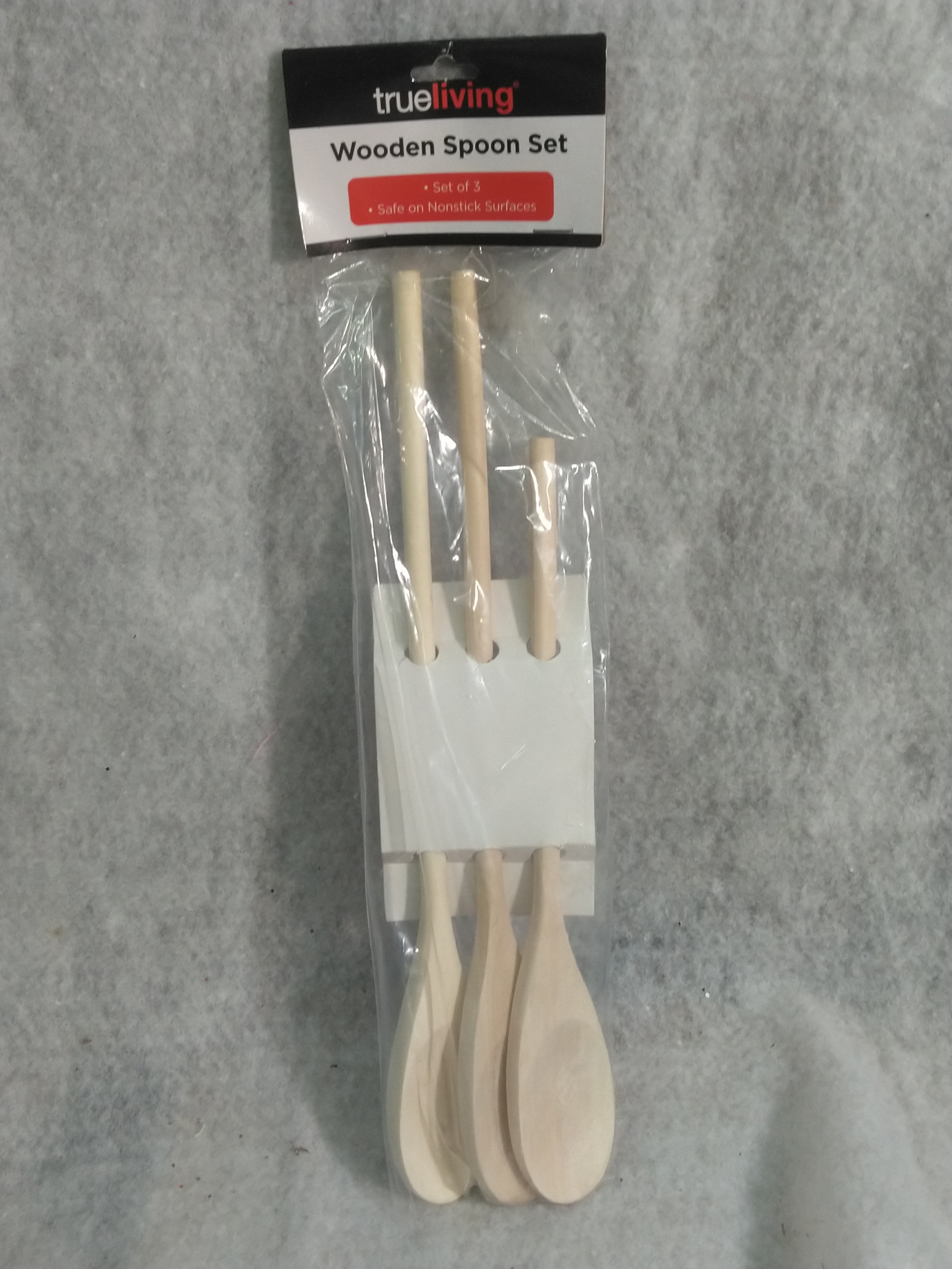 3PK WOODEN SPOONS