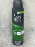 Dove Men+Care Extra Fresh Dry Spray Antiperspirant & Deodorant, 3.8 oz