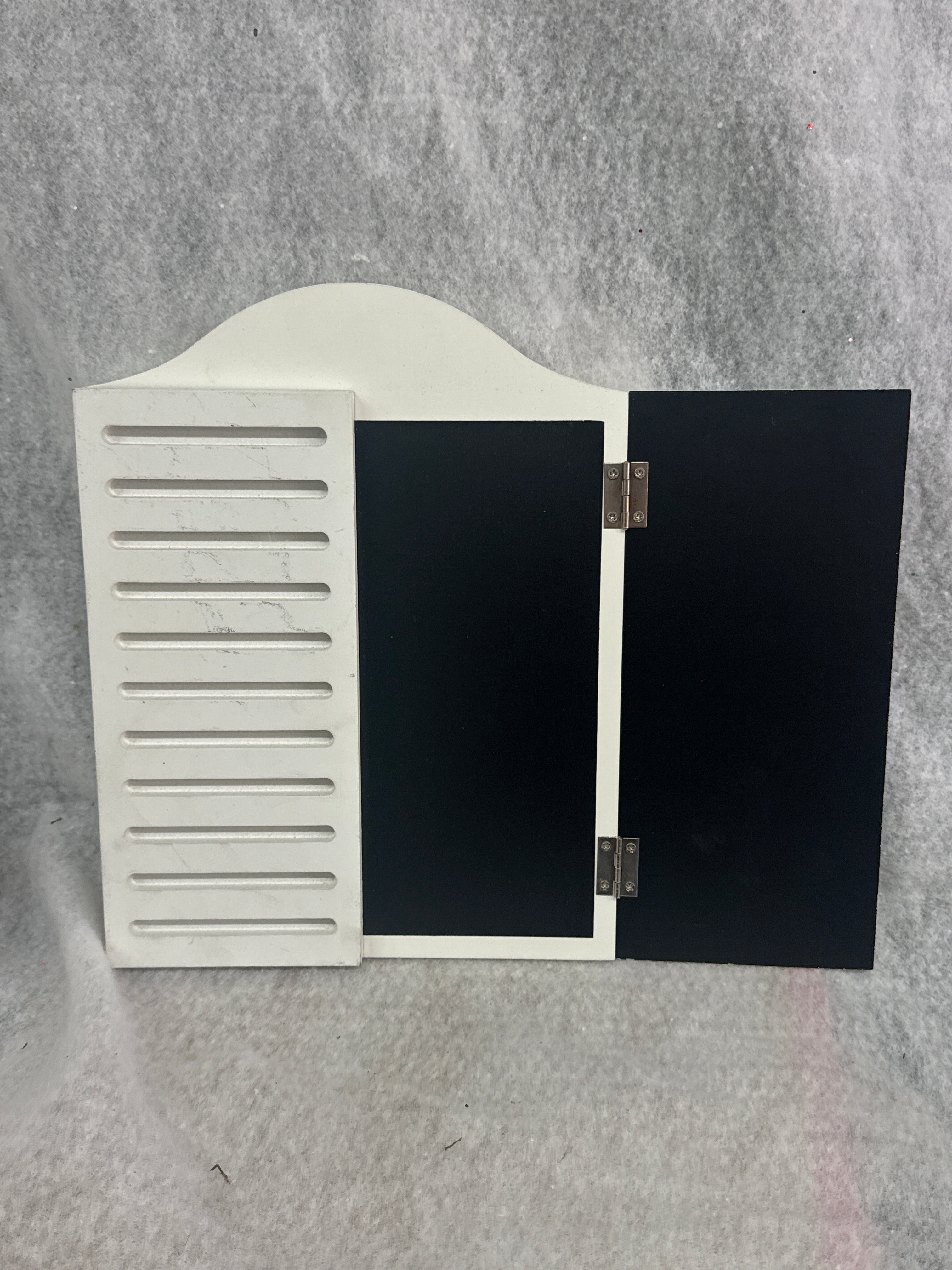 Bullseye's Playground White Shutter Chalkboard