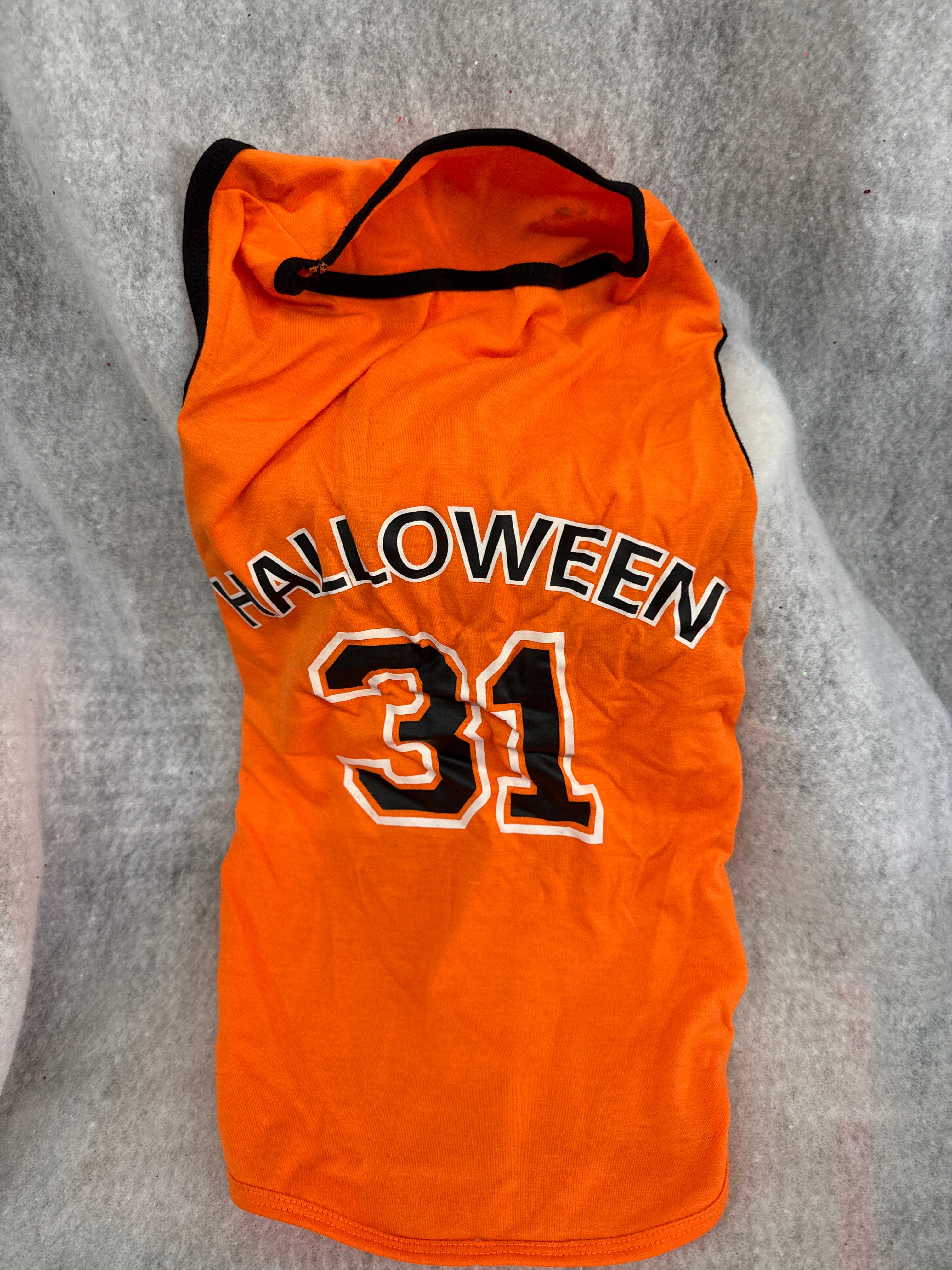 Halloween Dog and Cat Basketball Jersey - Hyde and EEK! Boutique (Size Medium)