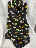Hyde & EEK! Boutique Halloween Glowing Eyes Hoodie Dog and Cat Costume - Large