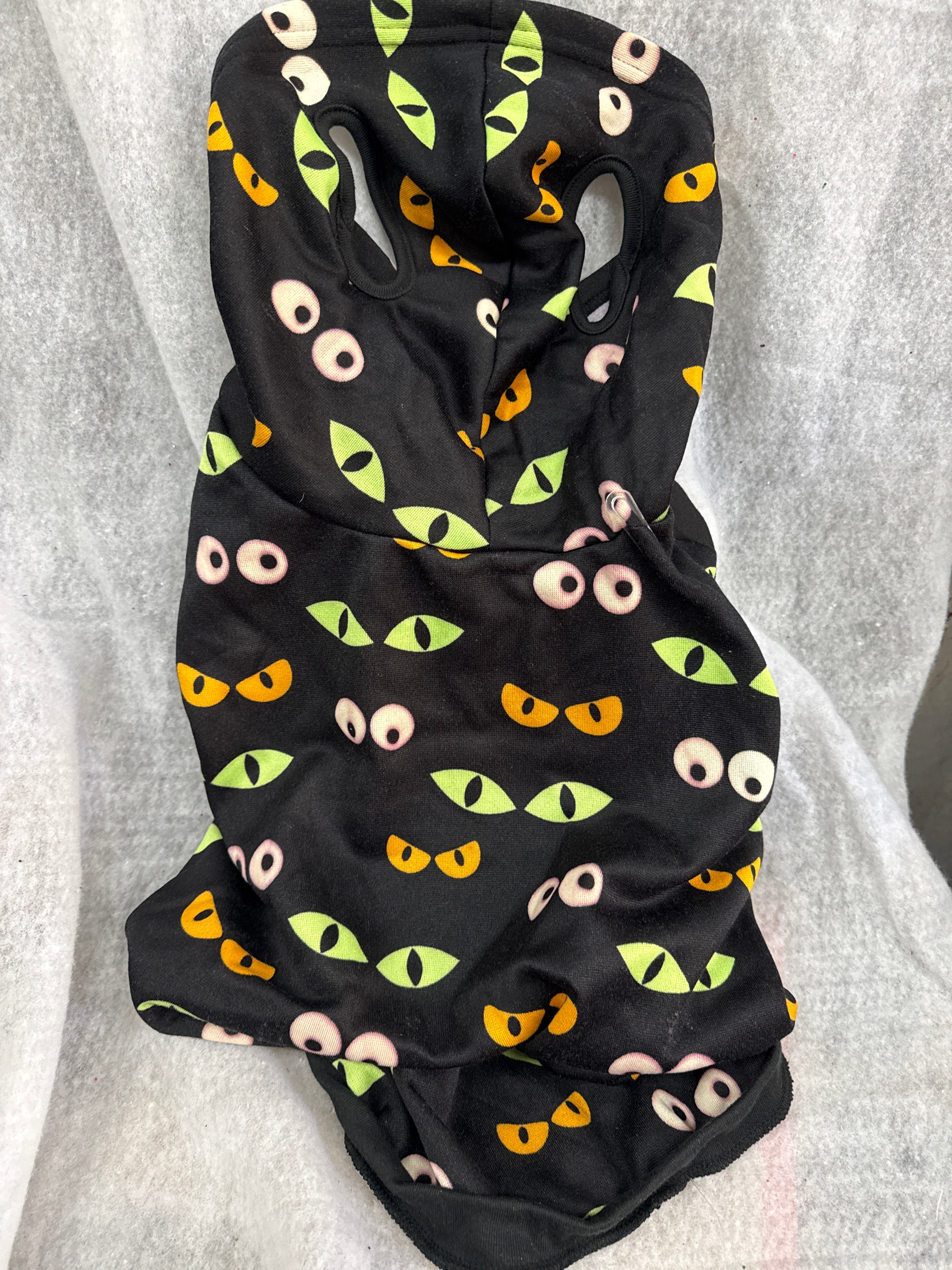 Hyde & EEK! Boutique Halloween Glowing Eyes Hoodie Dog and Cat Costume - Large