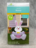 Way To Celebrate Happy Easter Bunny Airblown Yard Inflatable, 42"