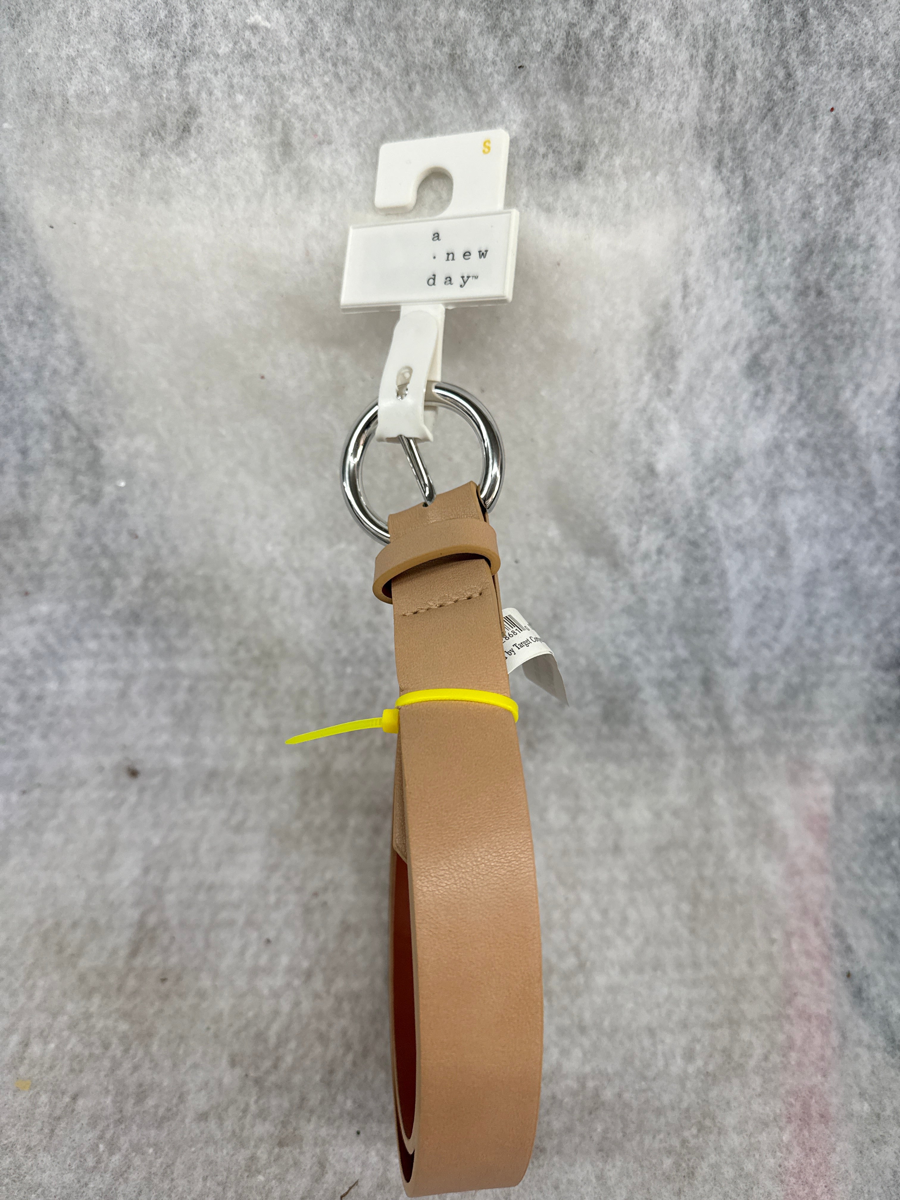 A New Day Women's Round Buckle Belt - Tan