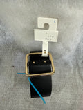 A New Day Black Square Buckle Belt