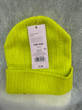 Wild Fable Neon Yellow Rib-Knit Value Beanie