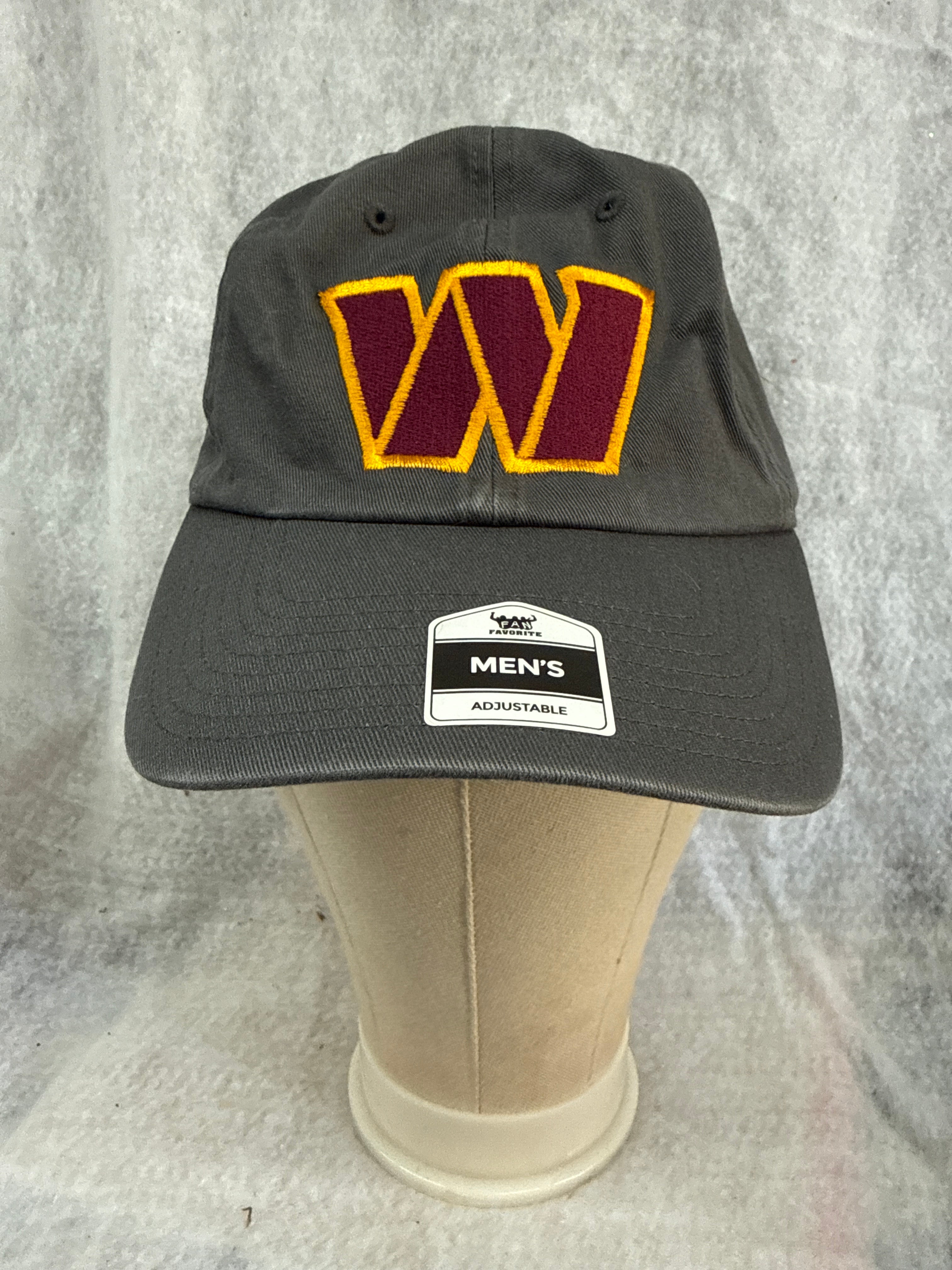 Washington Commanders Men's Fan Favorite Adjustable Hat - Charcoal Grey