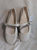 Time and Tru Women's Woven Mary Jane Flats