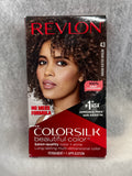 Revlon ColorSilk Beautiful Color Permanent Hair Dye, 43 Medium Golden Brown