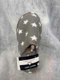 Bobbie Brooks Ladies' Grey Star Print Slippers