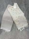 hand towels 2 pk (orange speck)