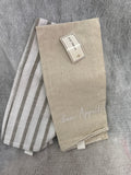 Bon Appetit Kitchen Dish Hand Towels Set of 2 Harvest
