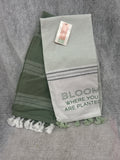 hand towel 2pk (bloom green)