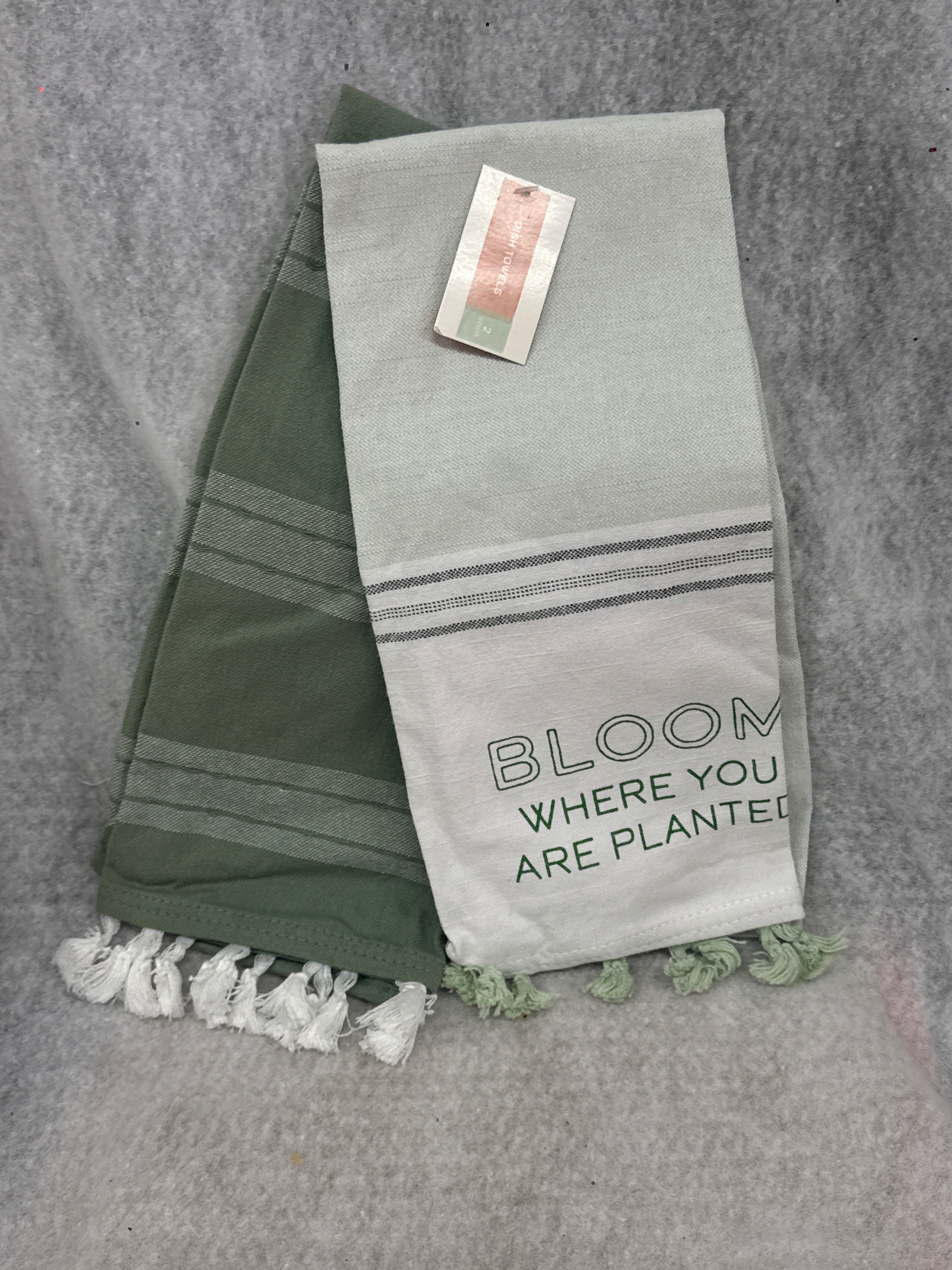 hand towel 2pk (bloom green)