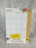 monthly planner pages