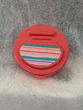 Divided Round Snack Container with Lid, Assorted
