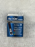 ReliOn Premier Blood Glucose Test Strips, 25 Count