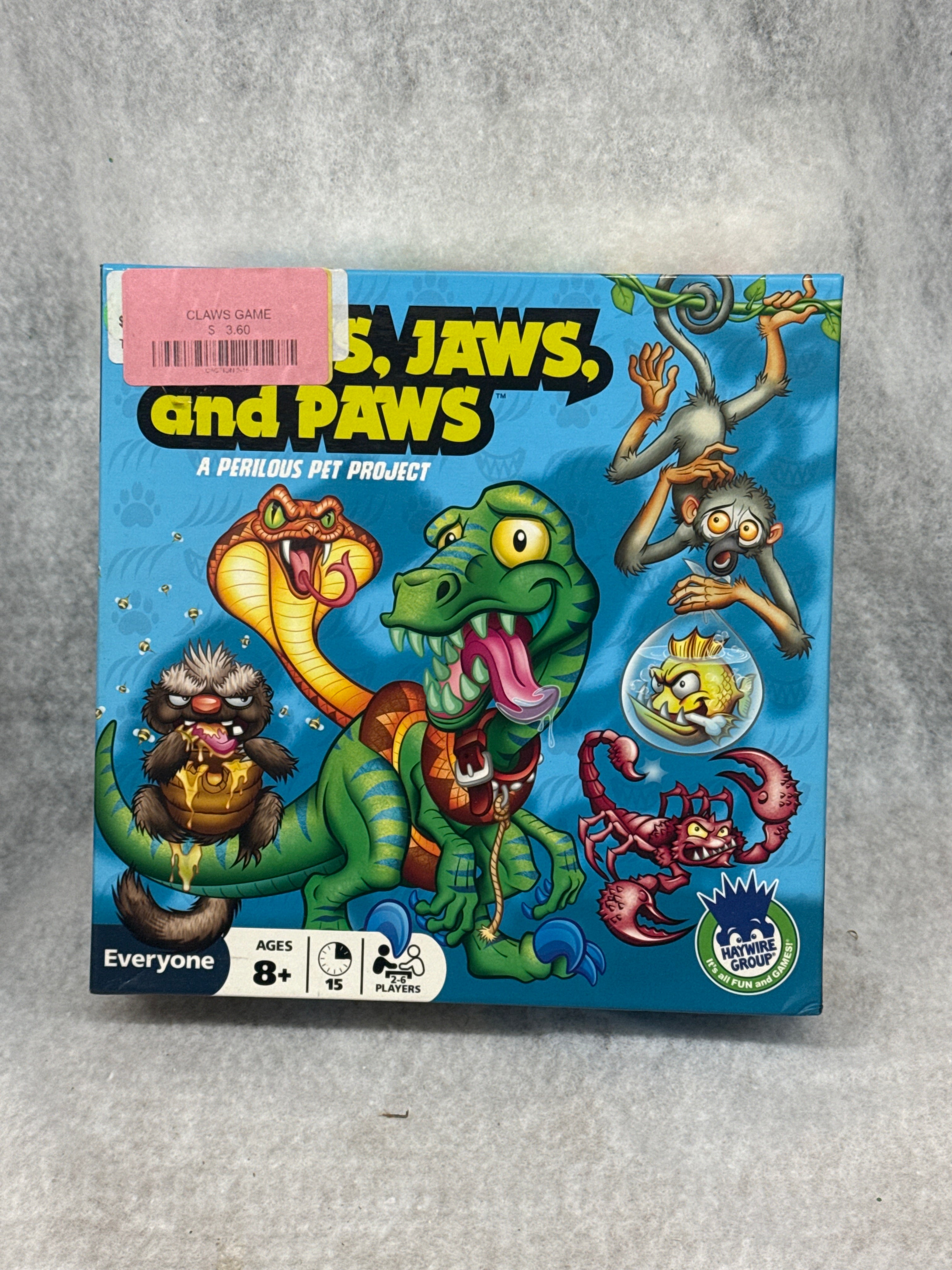 Haywire Group Claws, Jaws and Paws Board Game
