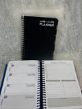 weekly/ monthly planner (black)