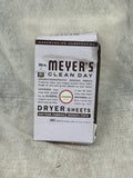 Mrs. Meyer's Clean Day Lavender Dryer Sheets, 80 Count