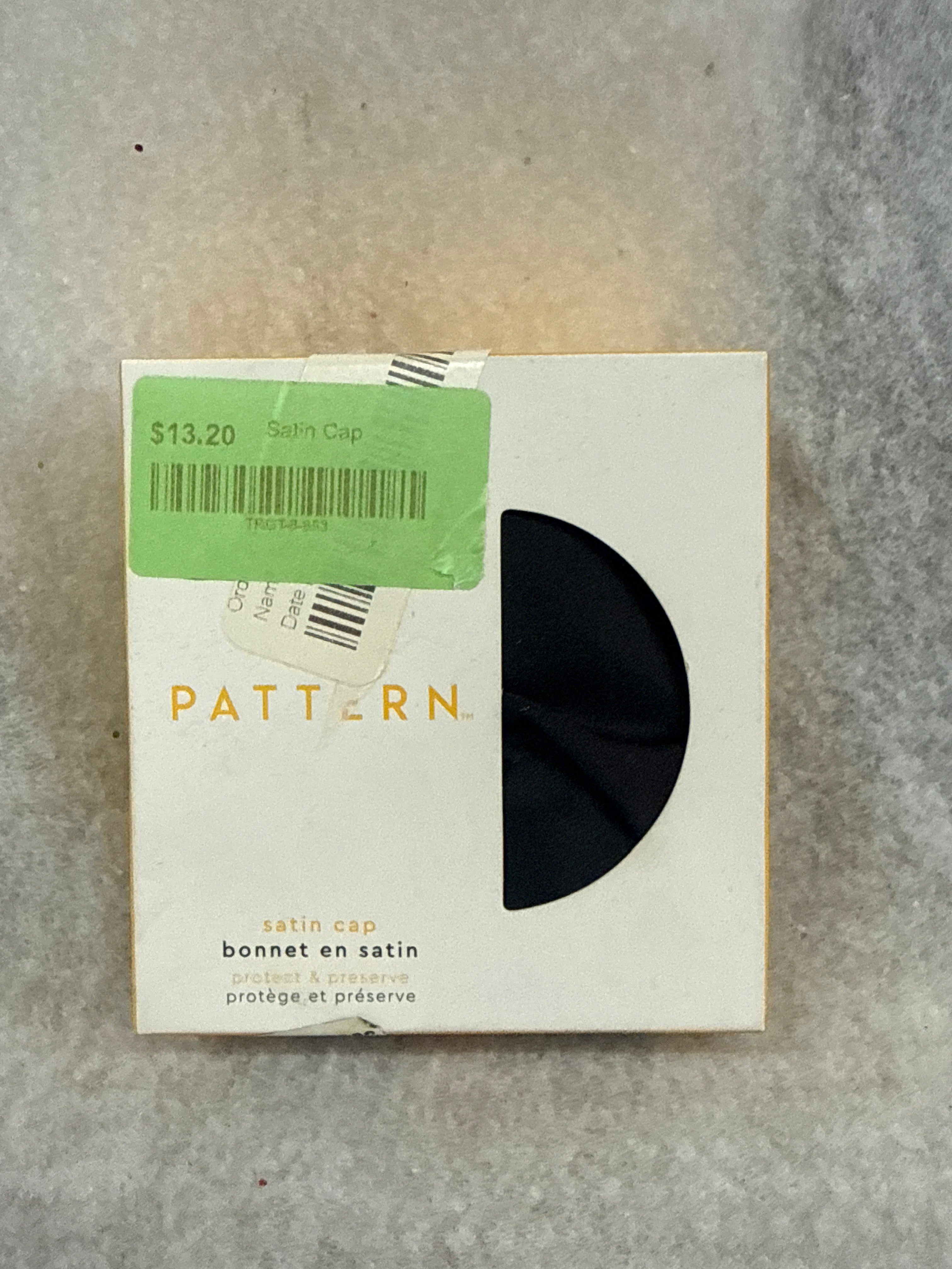 Pattern Satin Cap