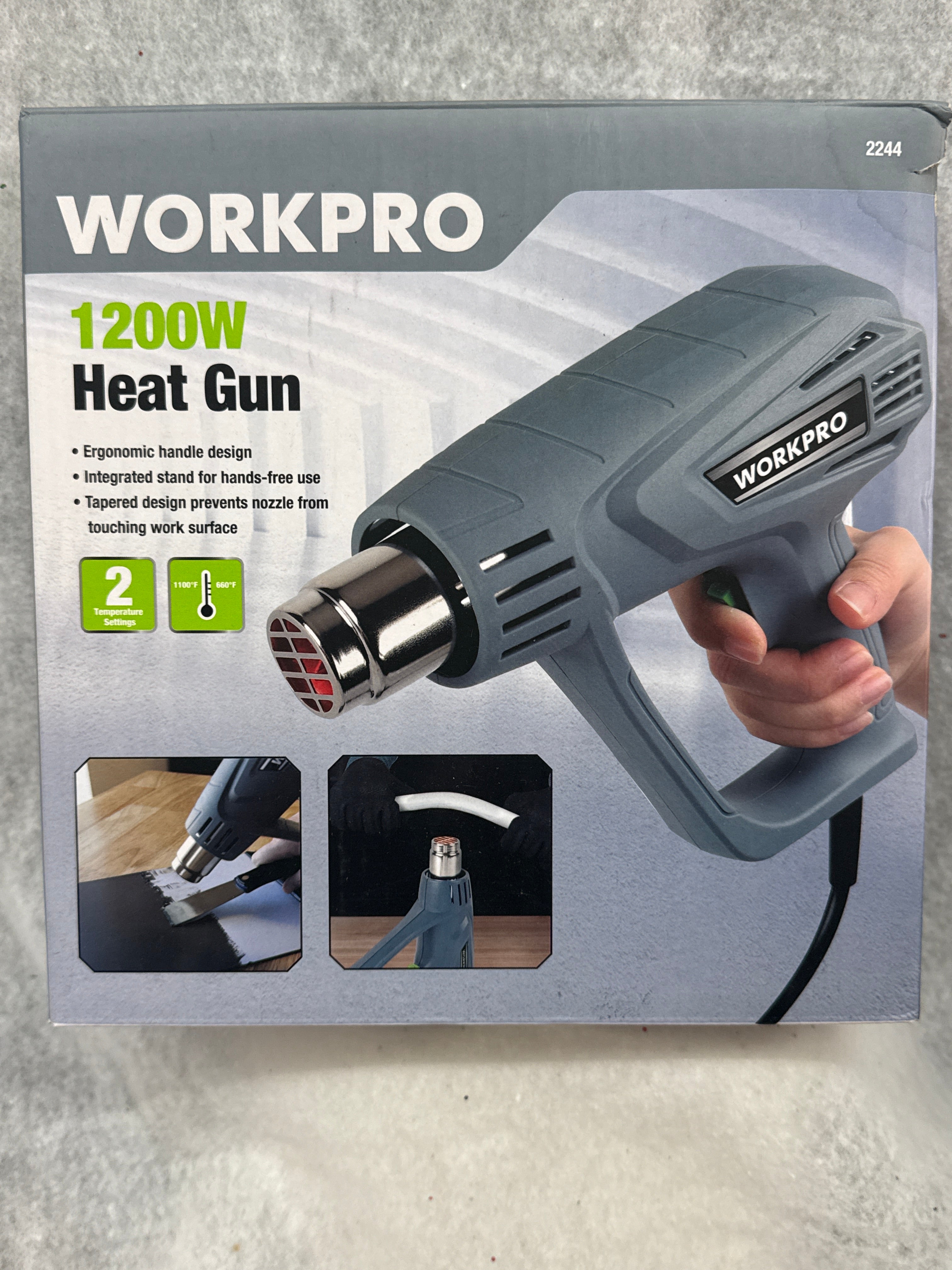 WORKPRO 2244 1200W Heat Gun with Dual Temperature