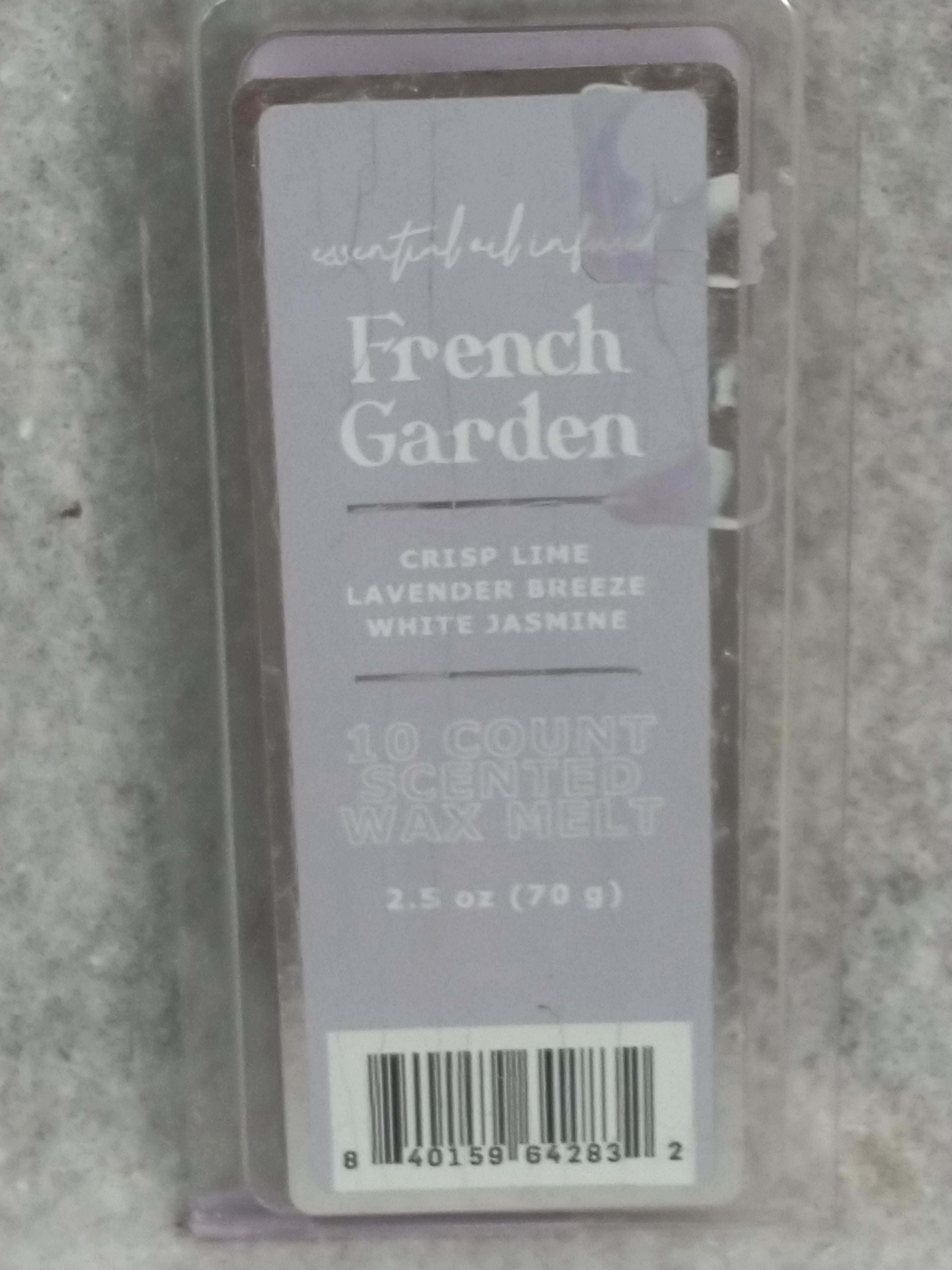 French Garden Wax Melts - Crisp Lime, Lavender Breeze, & White Jasmine