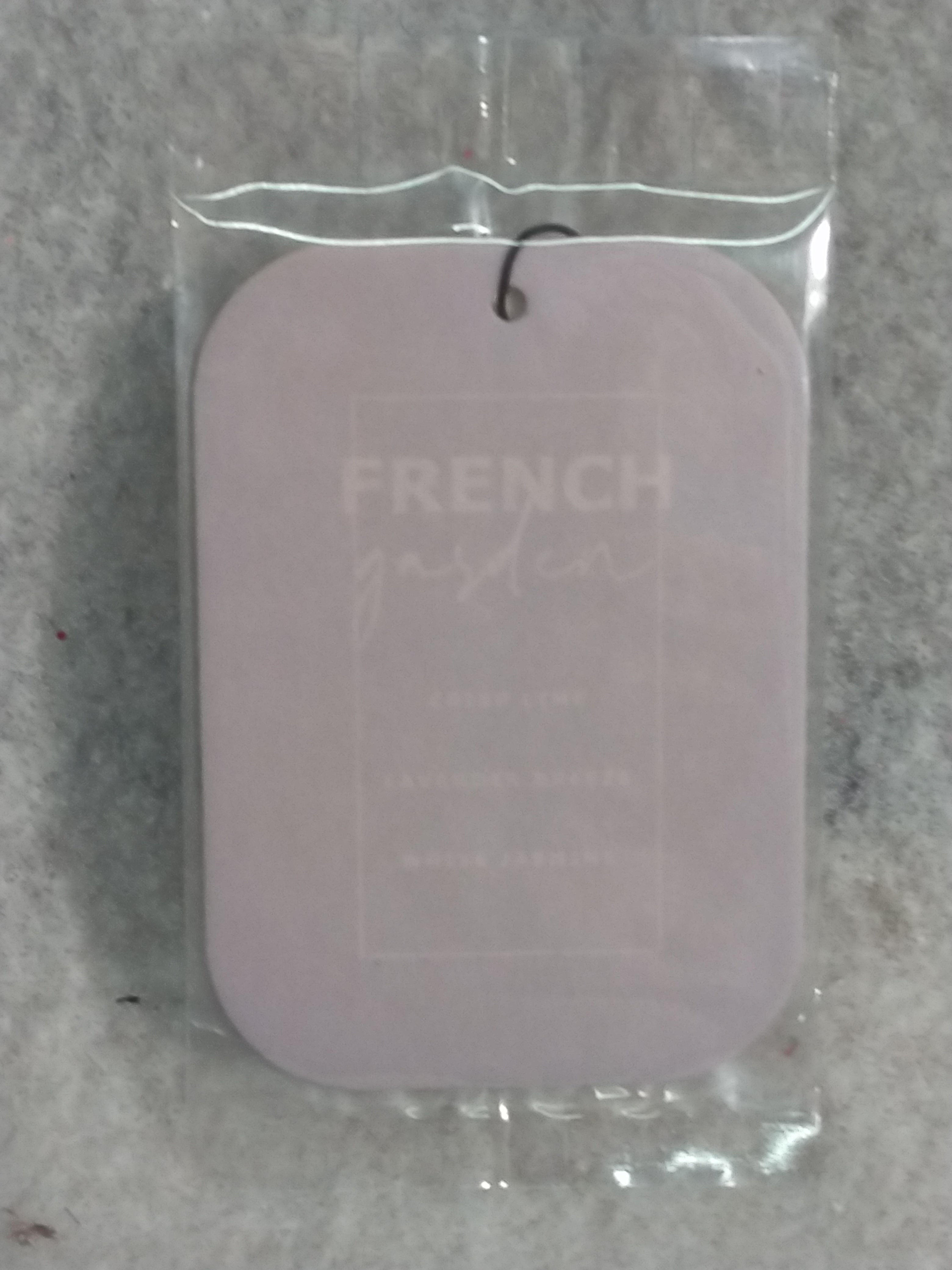 Scented Card Air Freshener, French Garden